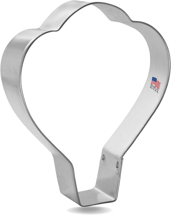 Hot Air Balloon Tin Cookie Cutter, 4 in B1178