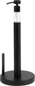 SunnyPoint Heavy Weighted Paper Towel Holder Stand Dispenser Built-in Spray/Pump Bottle (Pump