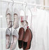 5 Pack Stainless Steel Shoes Hanger Drying Rack for Dehumidifying Hanging Leather Shoes, Closet Organizer