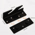 Bed Rail Bracket - Black Heavy Duty Non-Mortise Fasteners, Set of 4 (Screws Included)
