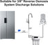 CNAODUN Refrigerator Water Line Kit, Ice Maker Water Line with 1/4" OD 39.4ft Tube, Quick Connect Fittings