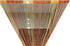 ave split Decorative Door String Curtain Panel, Wall Fringe Divider, 100cm*200cm (#018332)