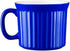 Corningware 1105119 20-Ounce Oven Safe Meal Mug, Blueberry, with Vented Lid