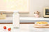 16.9 oz Fox Run Square Glass Milk Bottle, Leaf-Proof Juice and Creamer Container with Lid