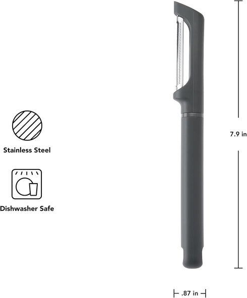 KitchenAid Double-Edged Vegetable Peeler - Ideal for Soft-Skinned Fruits
