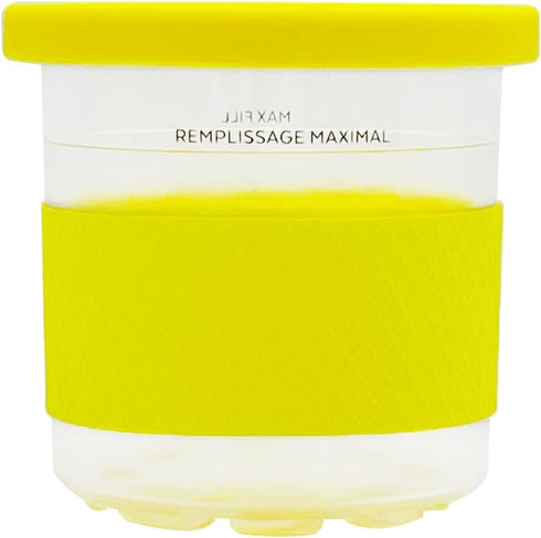 16 Oz NC301 NC299AMZ NC290 4 Pack Ninja Creami Ice Cream Maker Containers with Lids, Pint Replacement, Compatible