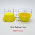 Bright Rainbow Cupcake Liners Mini Greaseproof Paper Baking Cups, 150-Count by Huaswan