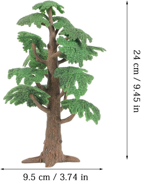 Toyvian Model Trees, Cypress Miniature Artificial Tree for Sand Table Models, 1PC Size L