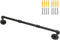 Industrial Pipe Clothing Rack, 30'' Wall Mounted Heavy Duty Metal Hanging Rod for Retail Display and Storage