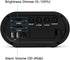 REACHER Small LED Digital Alarm Clock, Full Range Brightness Dimmer, USB Charger, Adjustable Alarm Volume