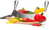 12" Stainless Steel Mezzaluna Knife & Cover + FREE Stainless Steel Soap Odor Remover | Pizza Cutter & Herb Mincer