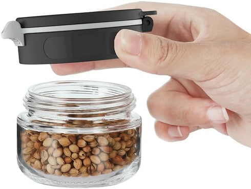 Aurakoa 360 2 12 (12 Counter rotating tier jars spice rack spice jars) Revolving Seasoning Organizer. Spinning Spice