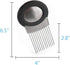 Stainless Steel Slicer Chopper, All-In-One Onion Holder for Tomato, Lime, Lemon with Odor Remover Tool