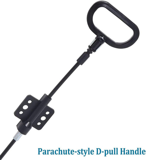 2Pcs Recliner Cables Replacement D-Ring Cables, Fit Ashley and Most Recliner, Exposed 4.9" Total 33.7"