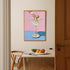 HGHGLX 16x24 Inch Fun Kitchen Wall Art Bar Wall Art Girly Dorm Room Decor Abstract Character Picture Whimsical Poster