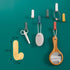 Ducige Office(6 Adhesive Hooks Utility Wall Hooks Key Hooks for Wall Decorative Key Holder Rack Self Adhesive Wall