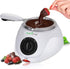 NutriChef Chocolate Melting Warming Fondue Pot - 25W, 8.8 Oz Capacity, Keep Warm Function for Melting Chocolate