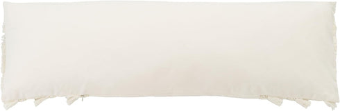 16-inch PLS7142A-1616 Safavieh Home Collection Grema Boho White Fringe Decorative Accent Pillow