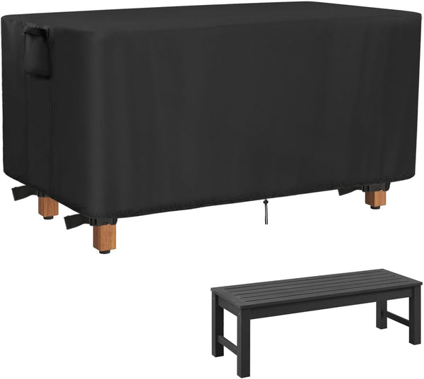 Outdoor Bench Cover for Backless Benches, 48 Inch Patio Bench Covers Waterproof