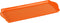 Calypso Basics Plastic Melamine Sandwich Tray, Tidbit, Orange