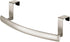 mDesign Steel Over Door Curved Towel Bar Storage, Hanger for Cabinet or Cupboard, Holder Rack for Kitchen, Bathroom
