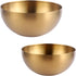 Stainless Steel Mixing Bowls Set of 2, Nesting Salad Bowls for Cooking, Baking, Prepping, Small & Large - 5.9 & 7.9 Inch