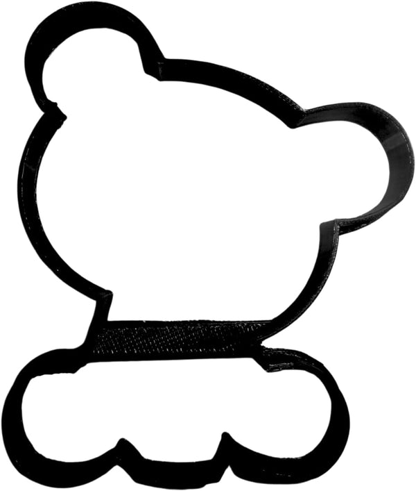 BABY BEAR OUTLINE CUB WOODLAND CREATURE COOKIE CUTTER, MADE IN USA PR3640