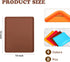 8 PCS Silicone Dehydrator Sheets with Edge for 12" x 13" Trays, Nonstick Silicone Dehydrator Trays Mats, Multi-purpose Reusable for Jerky, Fruit, Meat, Herbs, Vegetables, Crackers by DIYYILIF