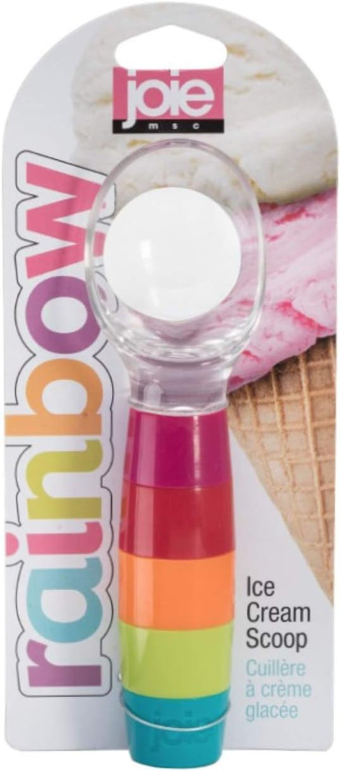 Joie Kitchen Gadgets Rainbow Ice Cream Scoop - Plastic Ice Cream Serving Tool
