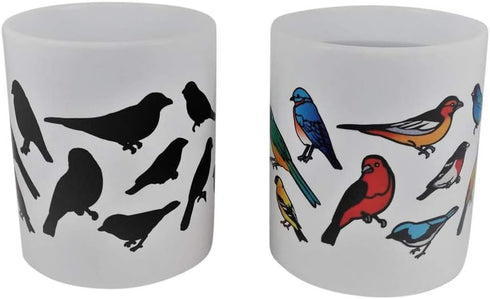 Wild Birds Magic Mug - Color Changing Coffee Mug - Bird Gift - 11oz