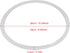 Clear Silicone Gasket Sealing Replacement for Pressure Cooker, Inner Diameter
