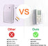 Remote Holder Wall Mount, Damage-Free (2 Pack), Clear Self-Adhesive Organizer for Mobile Phone, Keys