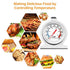 in Oven Thermometer for Grill Smoker BBQ 50-300°C/100-600°F, Instant Read Precision Stainless Steel Thermometers