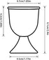 Set 2 Cinf Ceramic Egg Cup Easter Gift of White Porcelain Holder Breakfast Boiled Cooking Easy to Clean Childhood