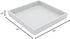 Montecito Home 10"x10" Countertop Small Square Wood Decorative Tray for Office, Ottoman, Bathroom, Entry, Remote