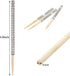 36 5.9 inch Pcs Bling Candy Apple Sticks, BetterJonny Bamboo Rhinestone Sticks Caramel Apple Bamboo Sticks Bling Paper