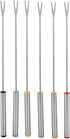 Fondu Fork Set, Stainless Steel Chocolate Forks for Fondue, Cheese Dipping Forks for Chocolate Fountain
