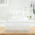 Luxshiny 3pcs Rectangular Loaf Bread Box, Airtight Plastic Bread Keeper Container for Kitchen Storing Refrigerator Cake