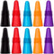 10 Pcs Wine Stoppers, CNYMANY Reusable Silicone Beverage Bottle Sealer with Grip Top for Cork to Keep Wine Fresh - Red,