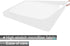 Box Spring Cover Queen Size, Jersey Knit & Stretchy Wrap Around Bed Skirt for Hotel & Home, White