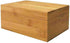 Zhou Bamboo Natural Storage Box with Cover, Unpainted Wooden Gift Box, 6.3x4.72x2.76 inch