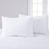 YINFUNG Quilted Pillow Sham White, Standard Set of 2 Muslin Cotton Tassel Fringe Pillowcases