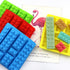 2 Pack Cute Building Block Shaped Silicone Chocolate Candy Cake Mold