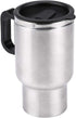 12V Electric Cup for Car, Stainless Steel Travel Heating Cup for Coffee Tea (12V 450ml)