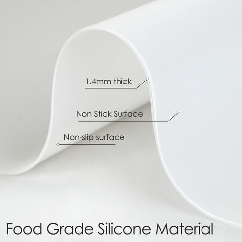 Countertop 31.5''x23.6'' Extra Large Silicone Mat, Food-Grade Flexible Silicone Table Mats for Kids Non-Slip Placemat