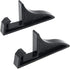 Teensery 12 Pcs Black Plastic Display Stand for Pictures, Photos, Decorative Plates, and Artworks