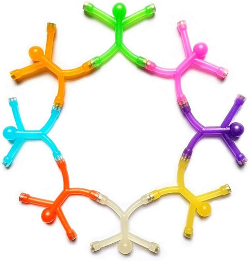 Refrigerator Magnets, Mini Man Fridge Magnets for Kids & Adults, Fun Decoration with 1 Sticky Men Wall Climber