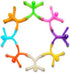 Refrigerator Magnets, Mini Man Fridge Magnets for Kids & Adults, Fun Decoration with 1 Sticky Men Wall Climber