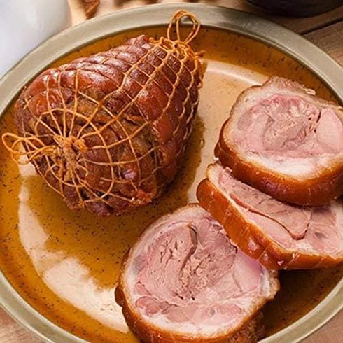 5m Cotton Meat Netting, Elastic Smoked Meat Poultry Ham Netting for Cooking, Sausage Making, Size 16