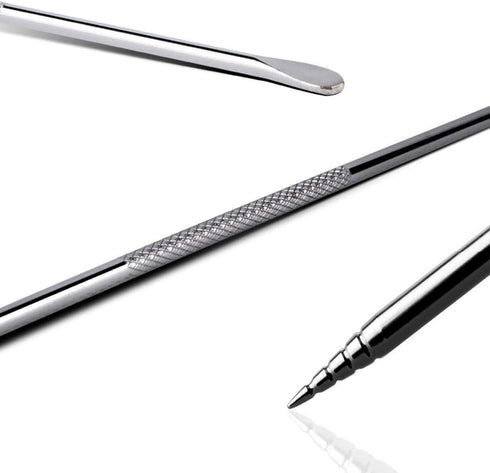 4 Pcs Stainless Steel Coffee Art Pen - Fancy Stitch Barista Tool for Home Kitchen Cafe Cappuccino Latte Spatula Needle